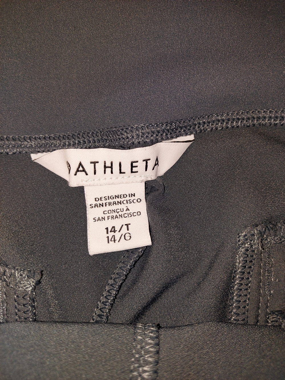 Athleta Endless High Rise Pant Balsam Green Teal Size 14T - Picture 3 of 10